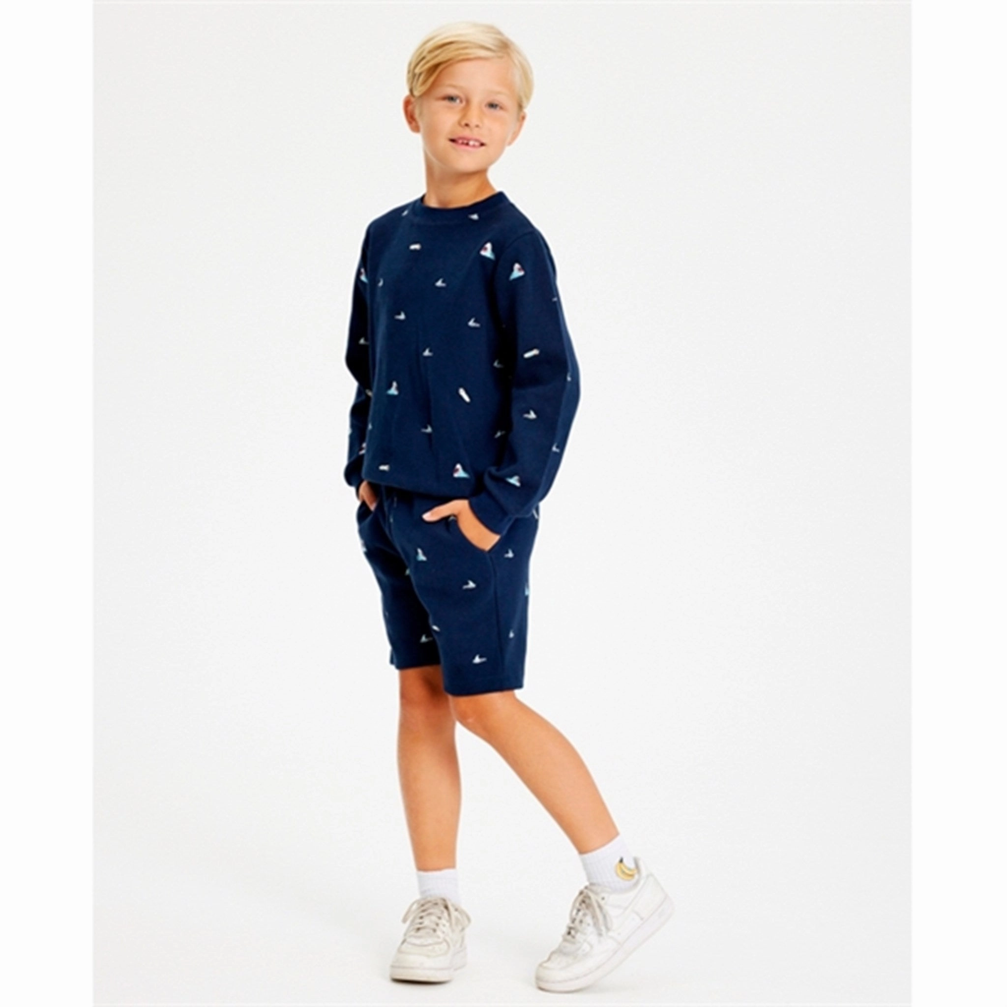 THE NEW Navy Blazer Giuseppe Sweat Shorts Reinforced Seams Sleepwear