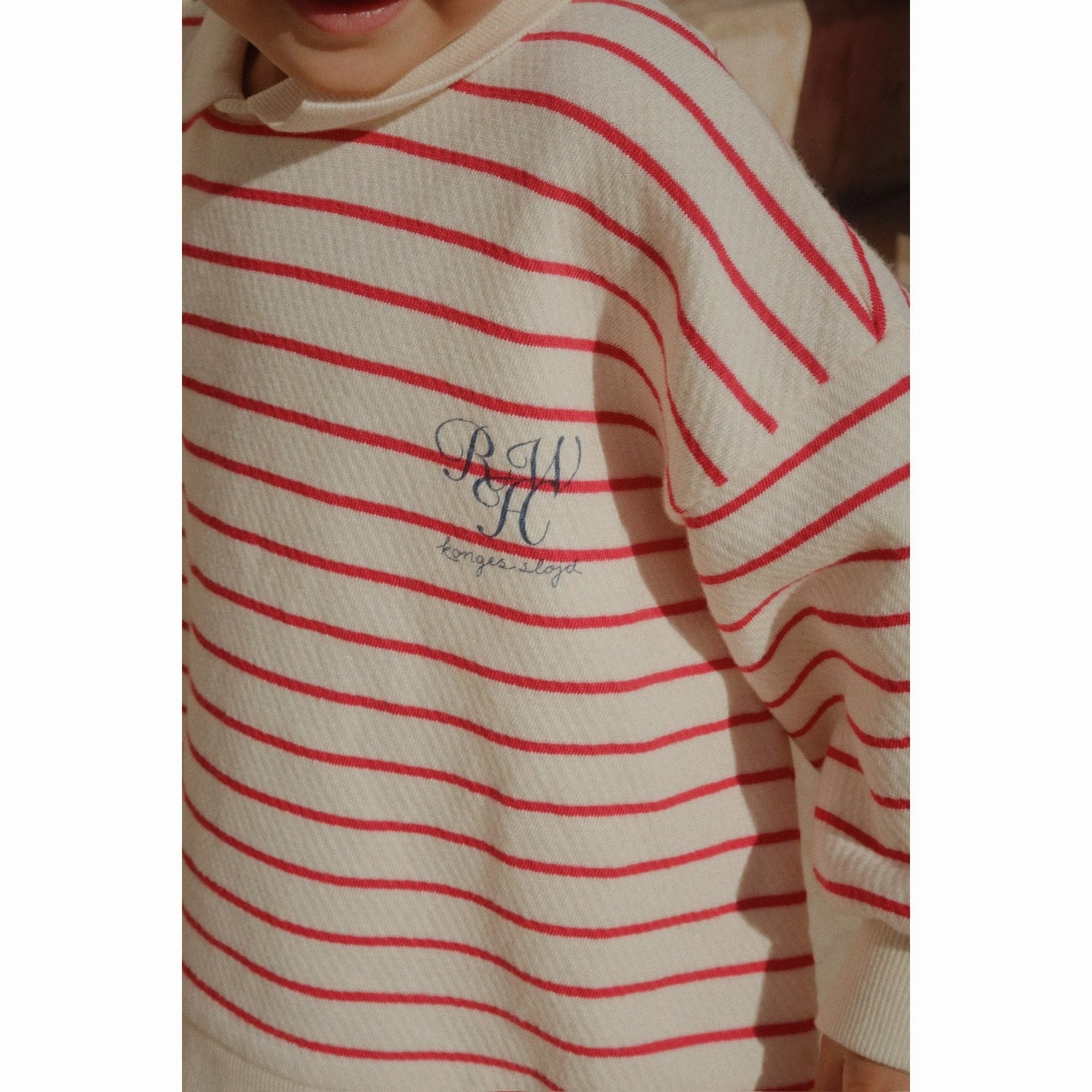 earthy shades Konges Sl?jd Porta Tripe RHW X KS Largo Sweat Gots