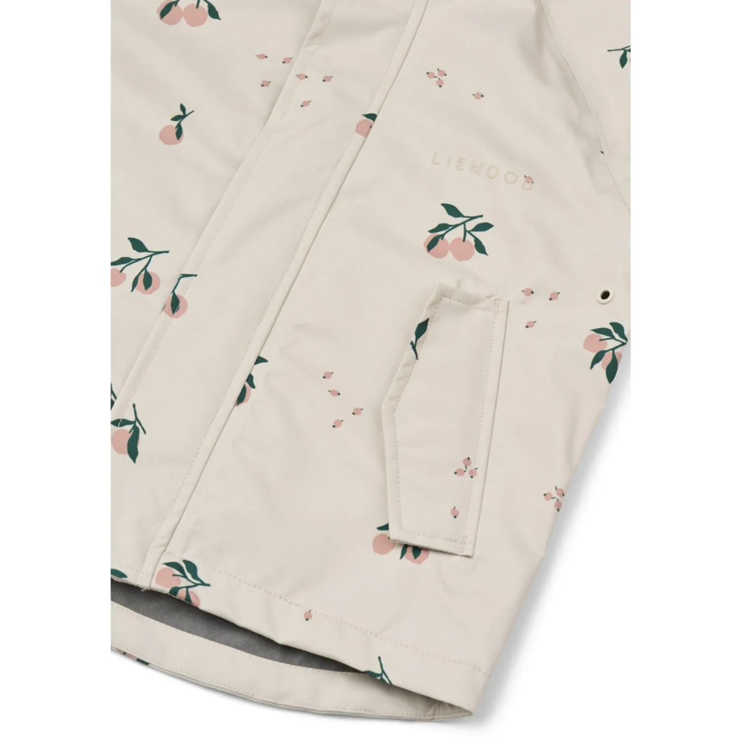 Stylish Outdoor Fit Weight Distributed Straps LIEWOOD Peach / Sea Shell Pedia Rainwear Set