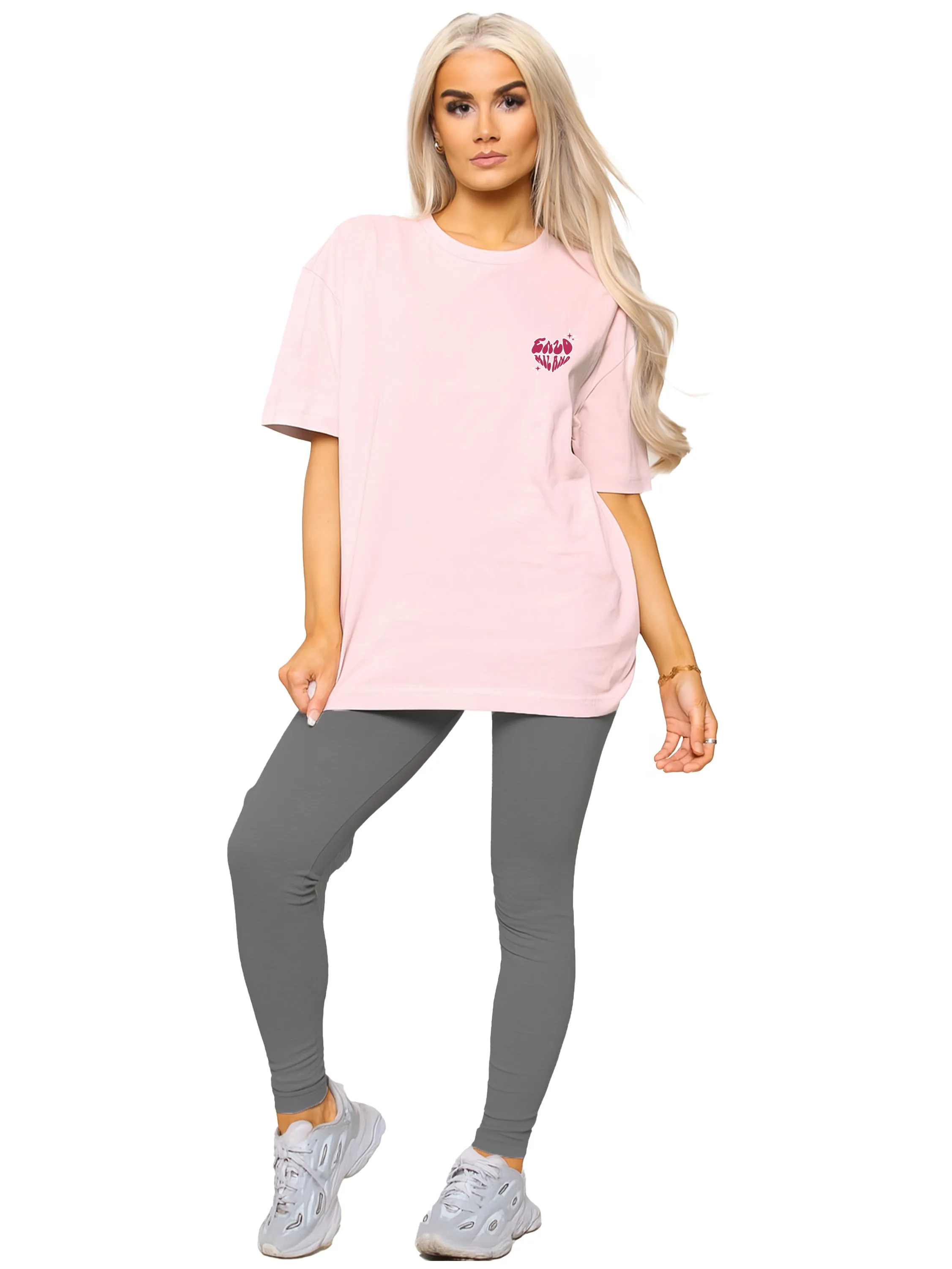 AntiPilling Fabric Enzo | Womens T-Shirt and Leggings Gym Set