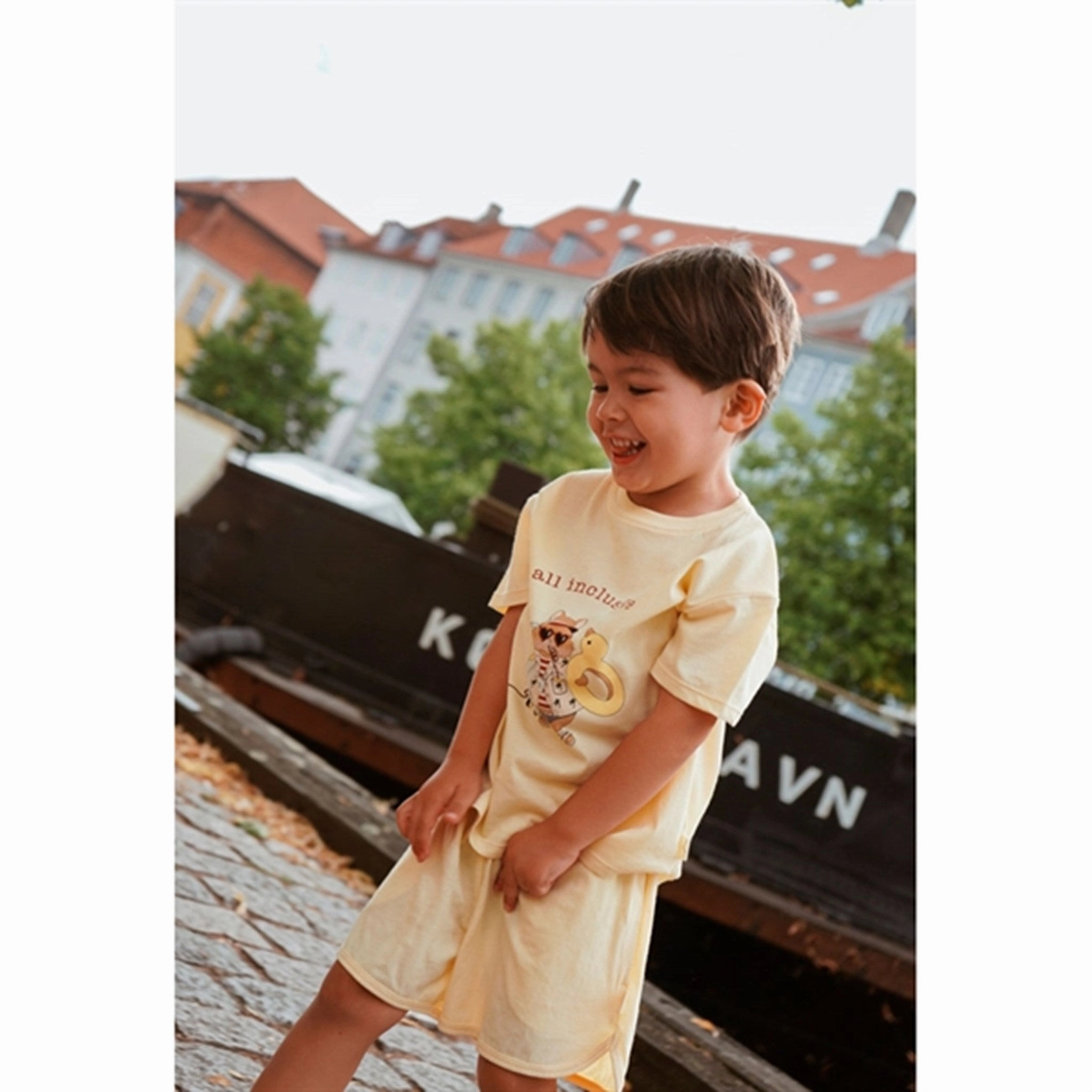 floral shorts Konges Sl?jd Banana Crepe Famo Set