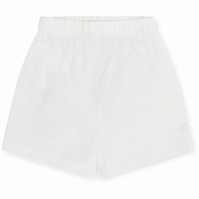 That's Mine Brilliant White Iris Shorts Tear Resistant Weave CompactPackable