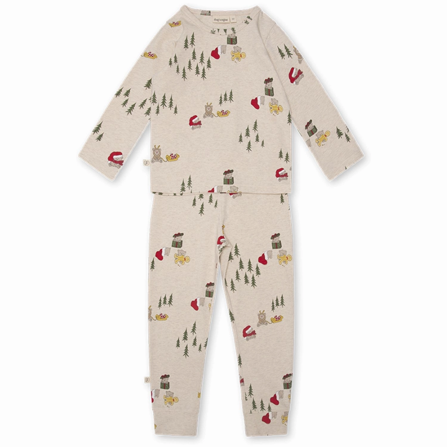 Wide Leg Cut That's Mine Christmas Polar Bear Melvin Homewear Set