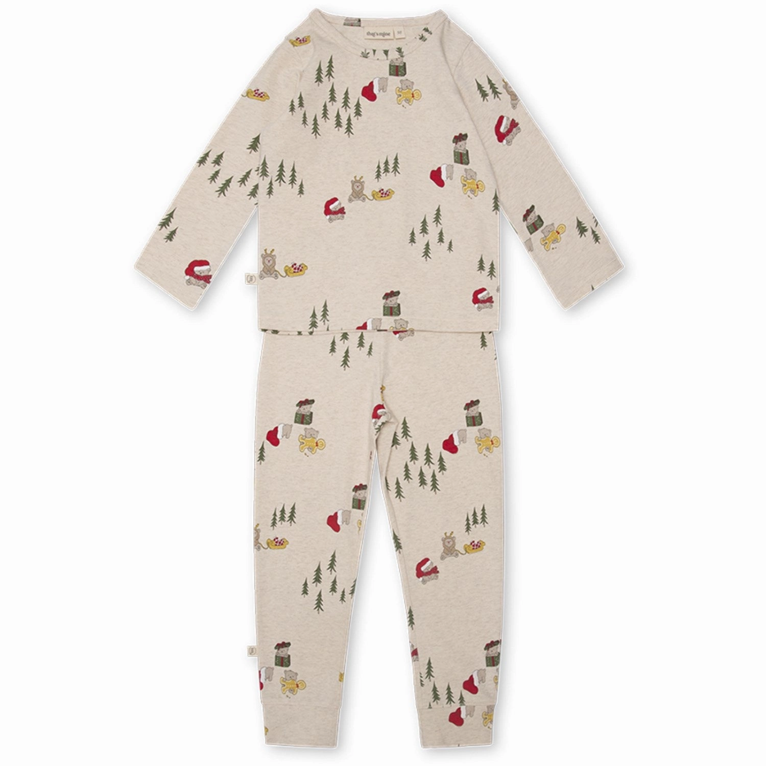Skin Friendly Fabric That's Mine Christmas Polar Bear Melvin Homewear Set