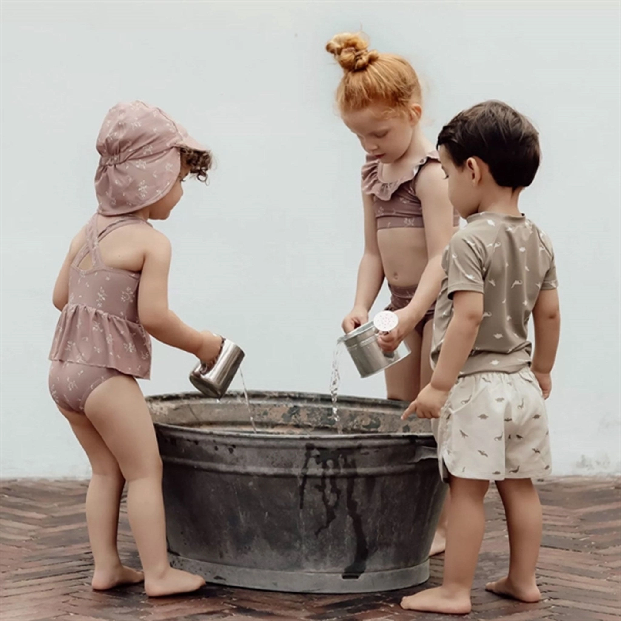 That's Mine Dinosaur Kelp Sasha Swim T-shirt Sweat Wicking Backing