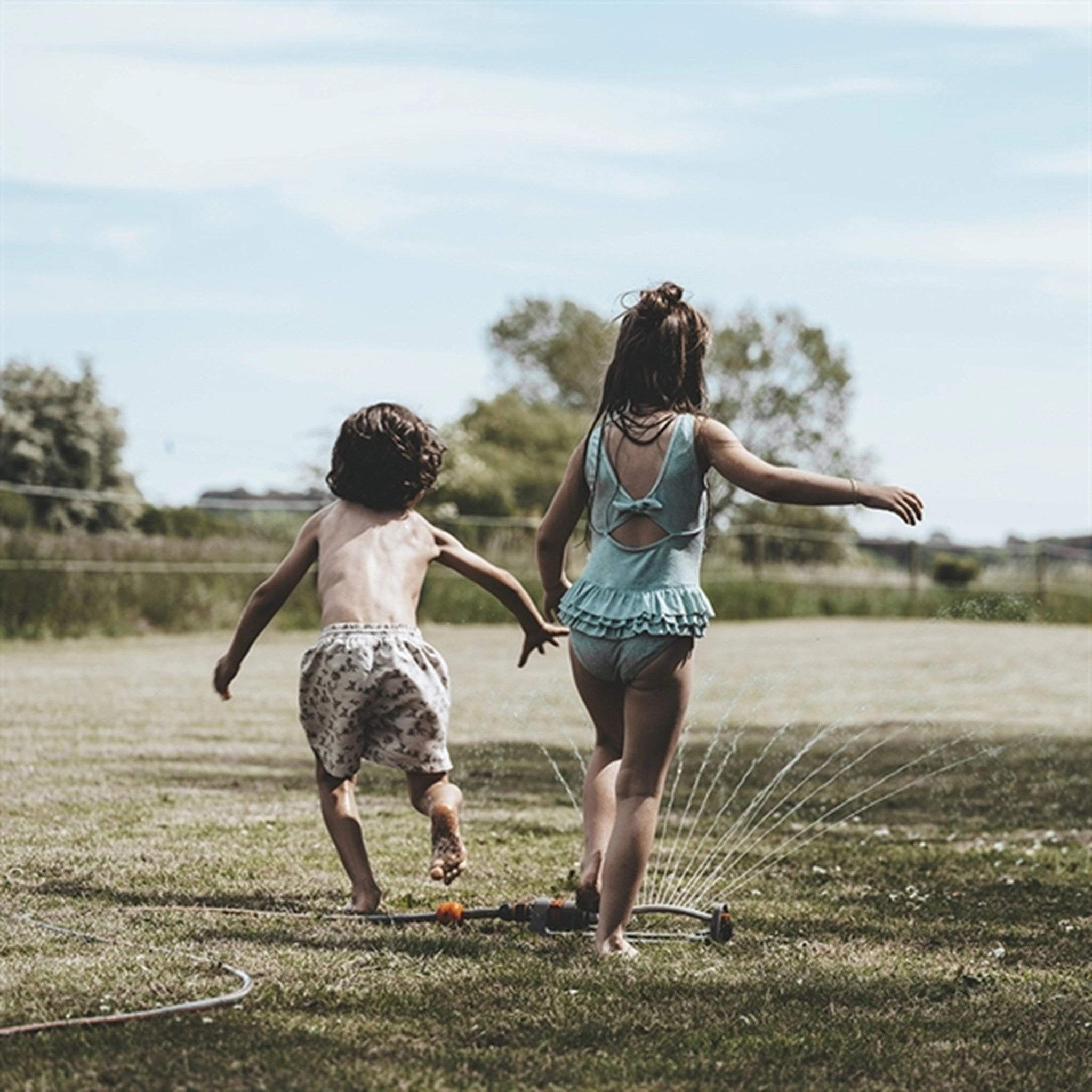 Glossy-Texture That's Mine Dream Blue Nicole Swimsuit