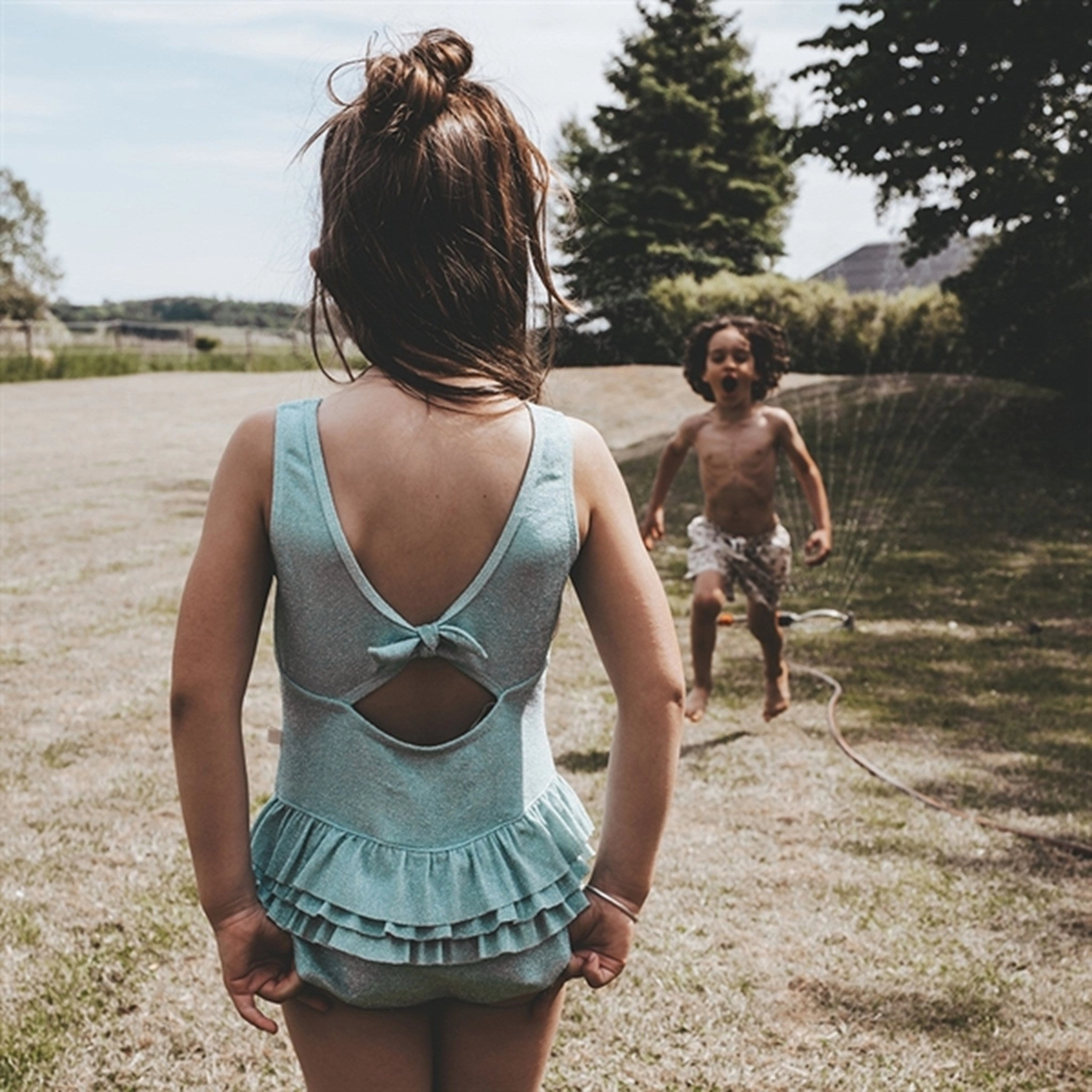 Tagless label Active Swim That's Mine Dream Blue Nicole Swimsuit