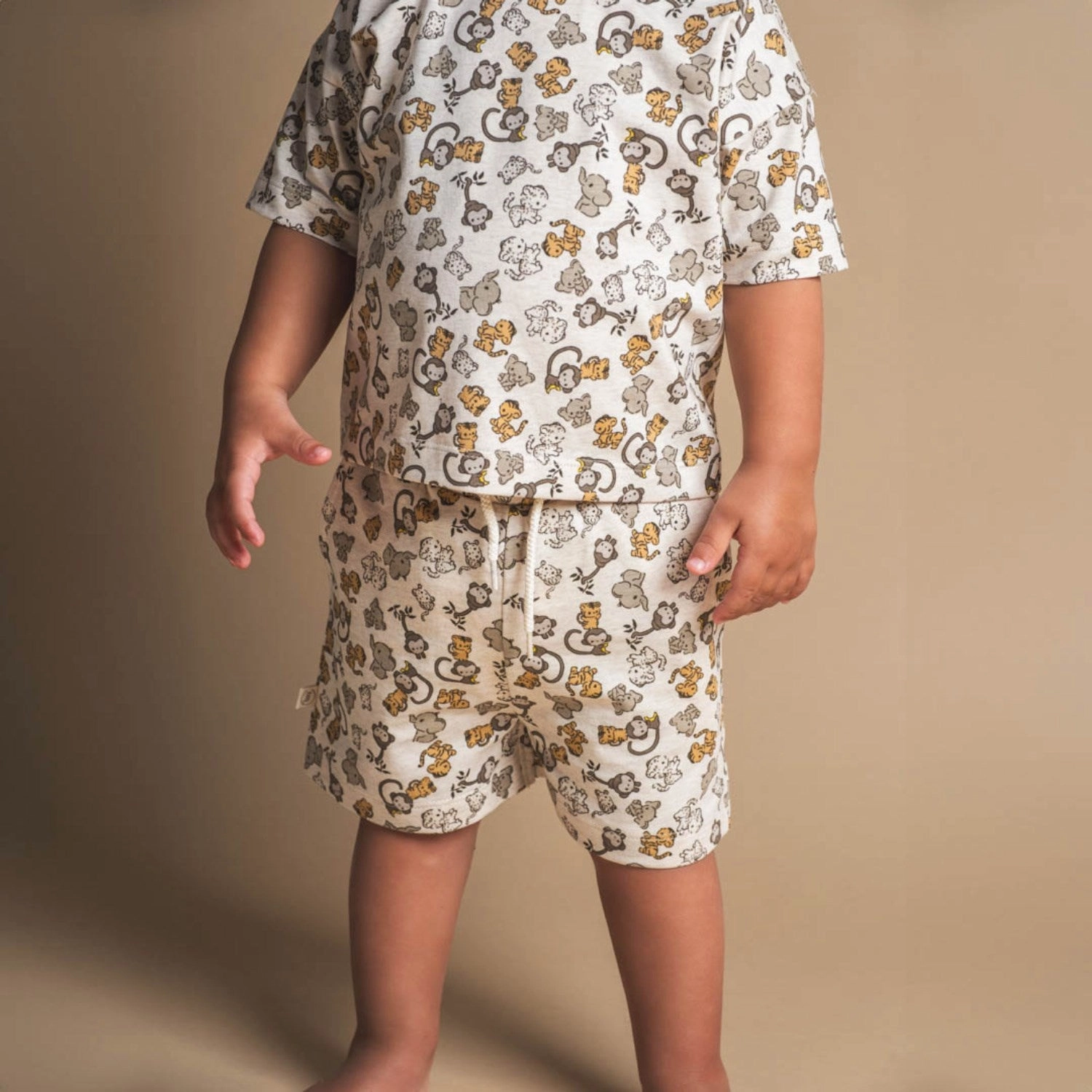 That's Mine Jungle Friends Pete Shorts snap closure Coastal Style