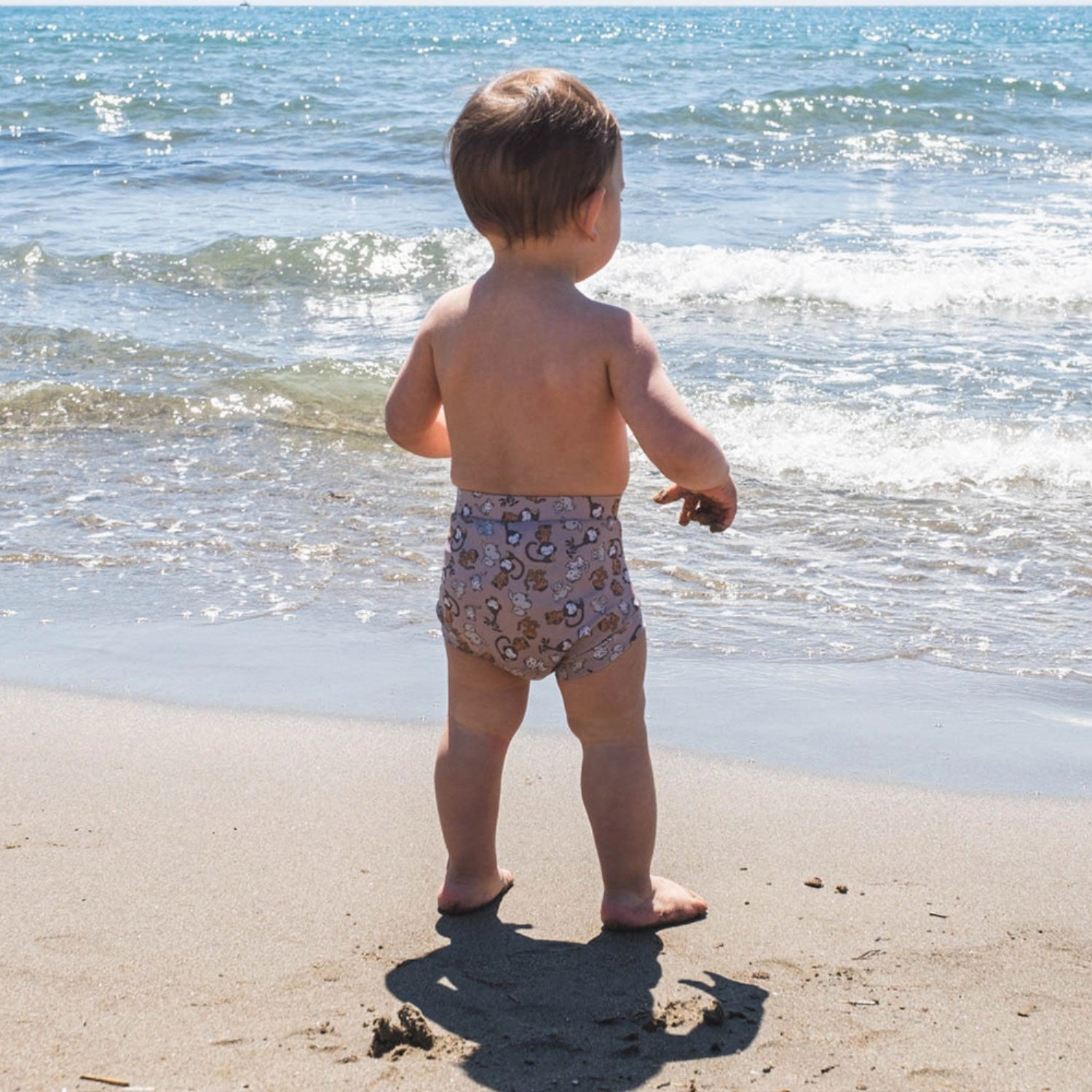 That's Mine Jungle Friends Samo Swim Shorts Quick Dry Lining