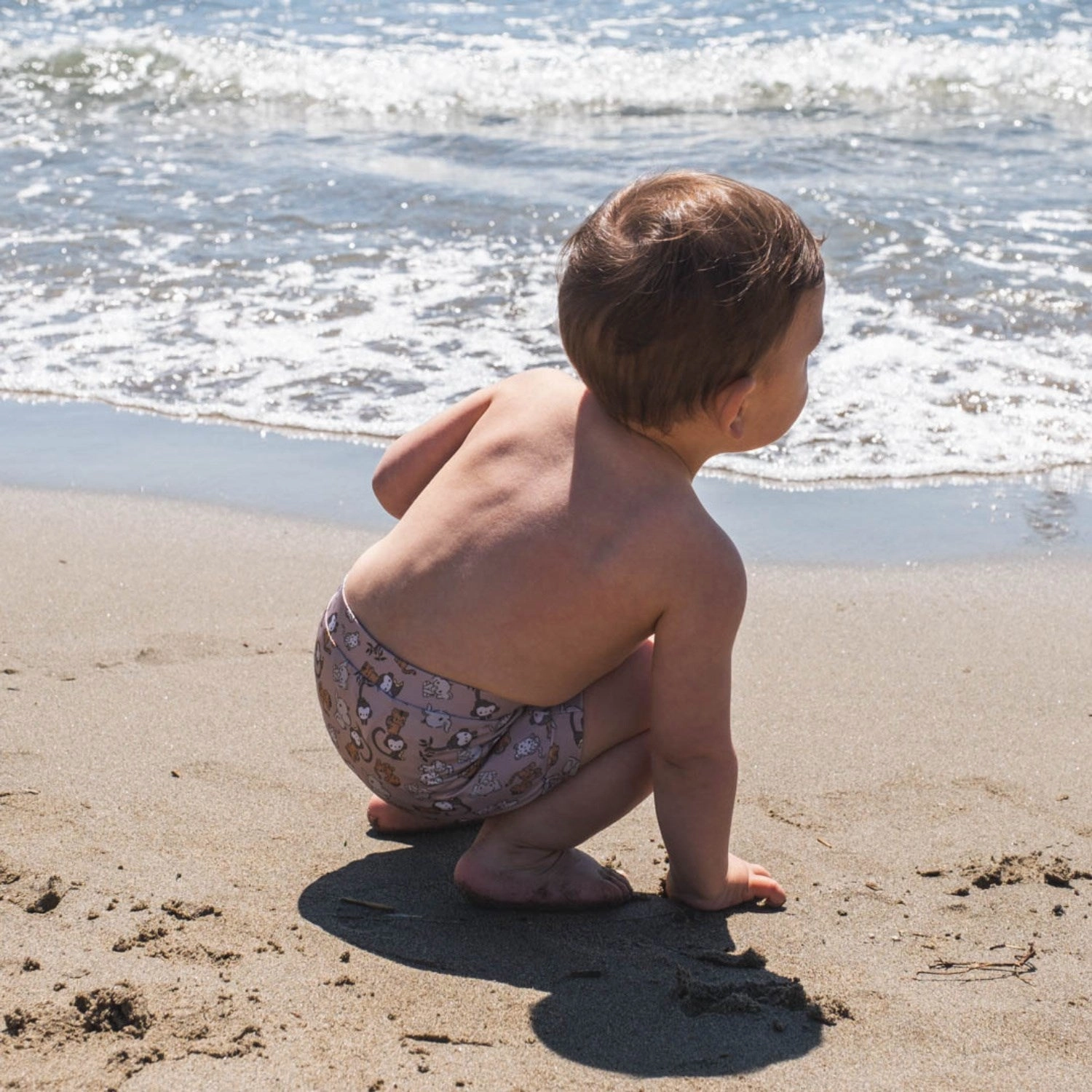 That's Mine Jungle Friends Samo Swim Shorts Ultra Light Quick Drying Travel-friendly