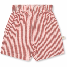 That's Mine Red Stripe Isa Shorts Beachwear Warm Mood