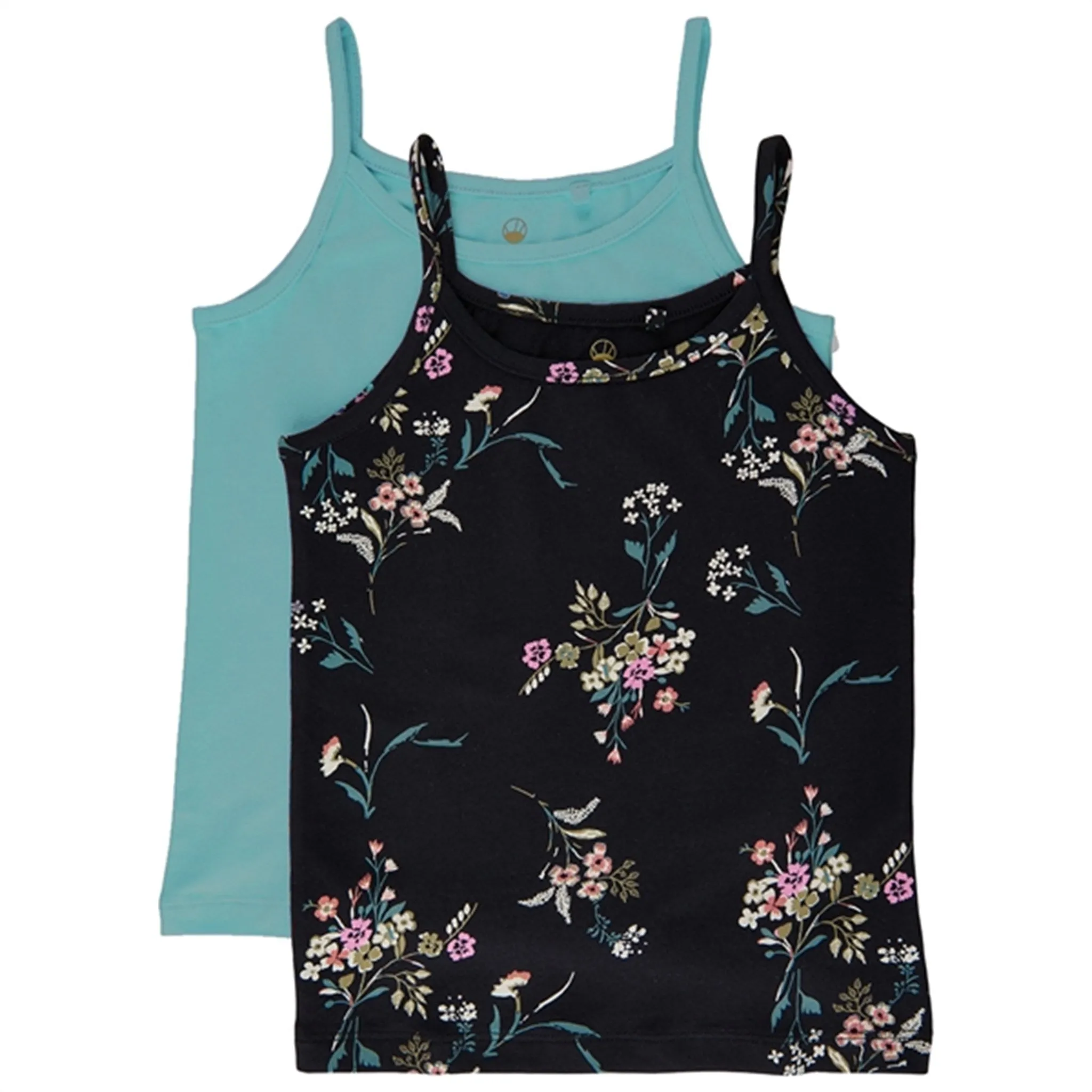 plenty The New Black Beauty Flower Strap Top 2-pack AOP