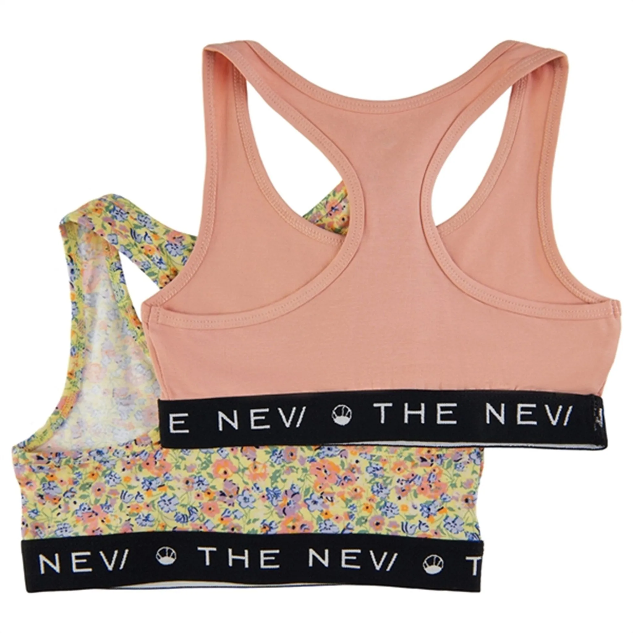 THE NEW Flower AOP Top 2-Pack Secure fit Anti Bacterial Fabric