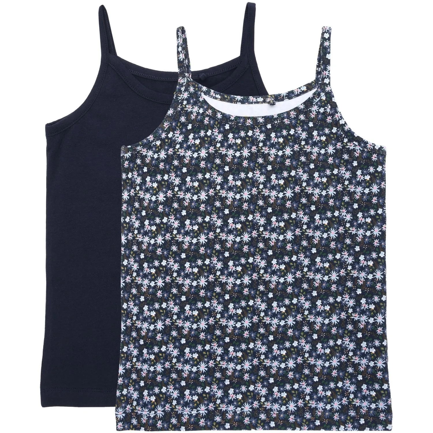 Anti Bacterial Fabric The New Navy Blazer Strap Top 2-pack