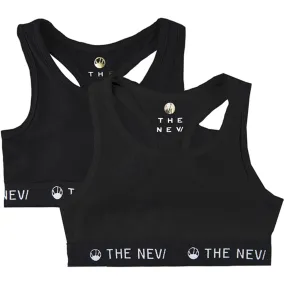 Breathable Closure Bonded seams The New Organic Top Noos 2-pack Black/Black