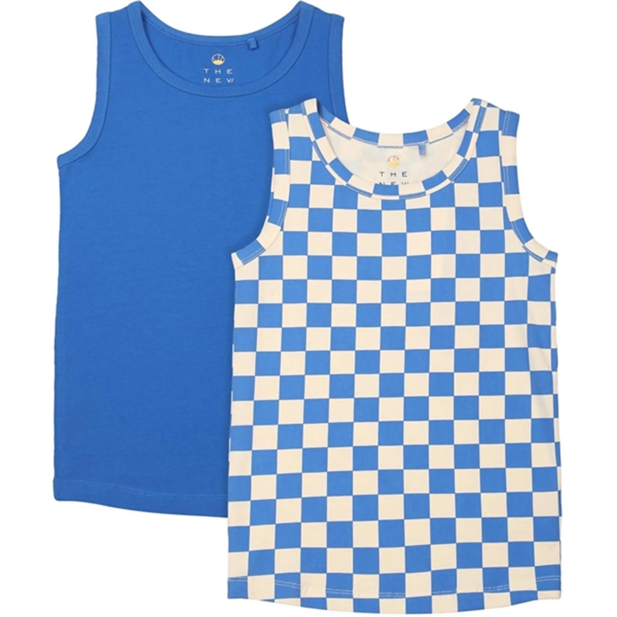 The New Strong Blue Tank Top 2-Pack weekday look Adaptable