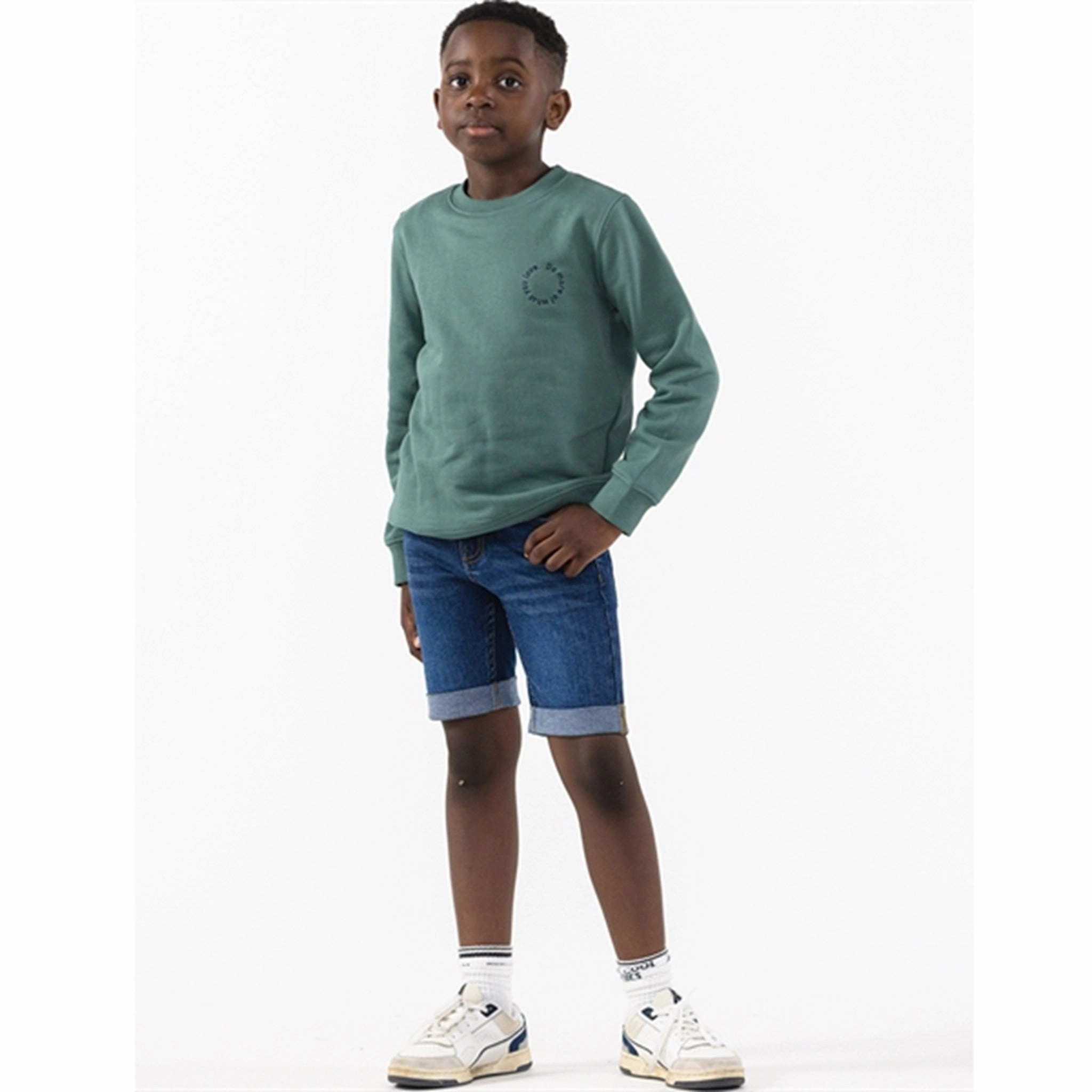 Versatile Piece THE NEW 890 Dark Blue Denim Shorts