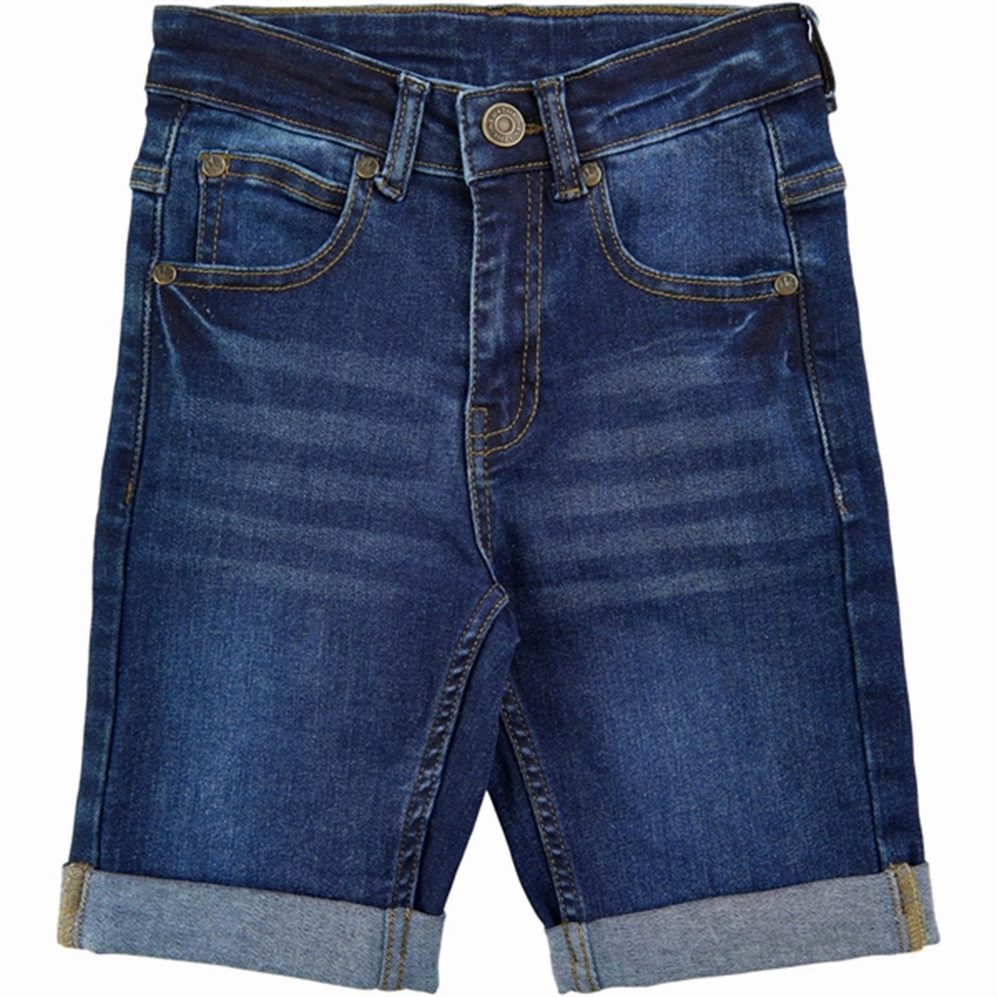 Regular Fit Compact Packable Design THE NEW 890 Dark Blue Denim Shorts