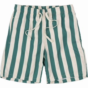 The New Bottle Green Striped Nibes Swim Shorts Day To Night