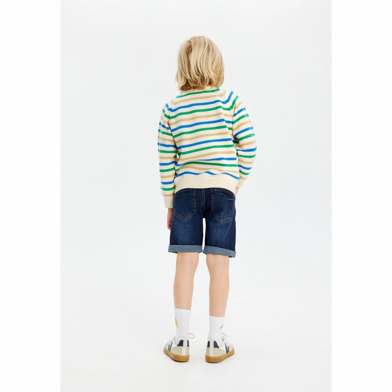 The New Dark Blue Denim Shorts romper