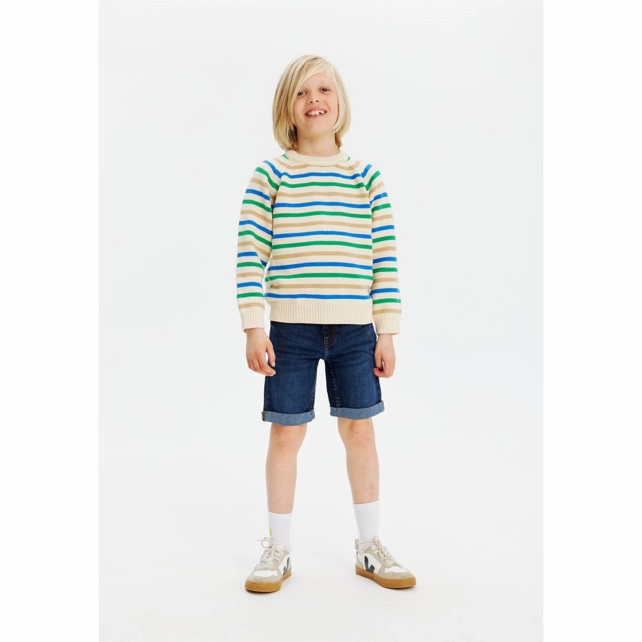 Easy Care Fabric The New Dark Blue Denim Shorts