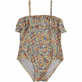 THE NEW Flower AOP Fally Swimsuit Textured Fabric