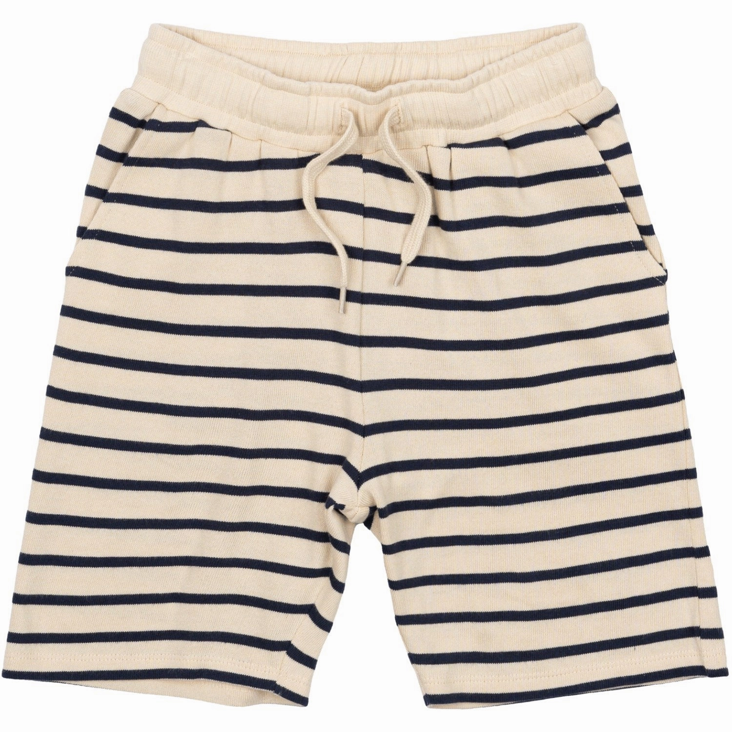 Laser Cut Edges The New Mood Indigo Striped Nero Shorts