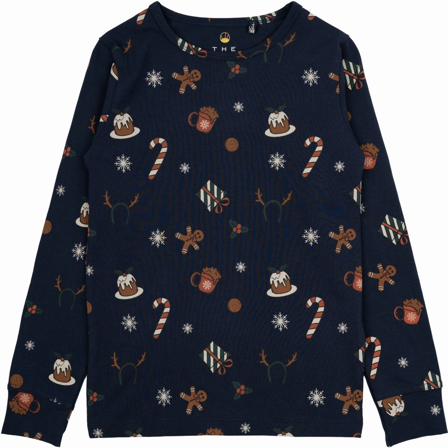 Minimalist Stitching HighWaisted Design The New Navy Blazer AOP Holiday Nightset