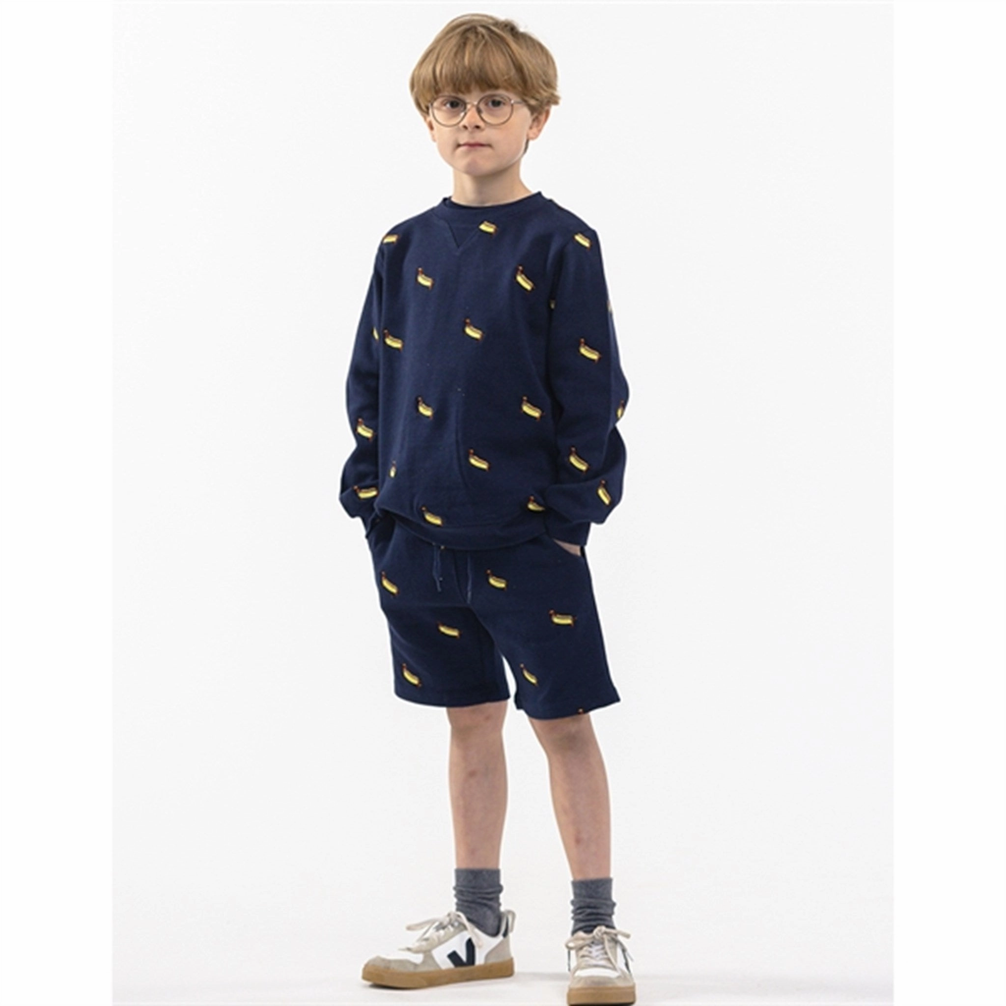 THE NEW Navy Blazer Fyler Sweatshorts Pilates wear