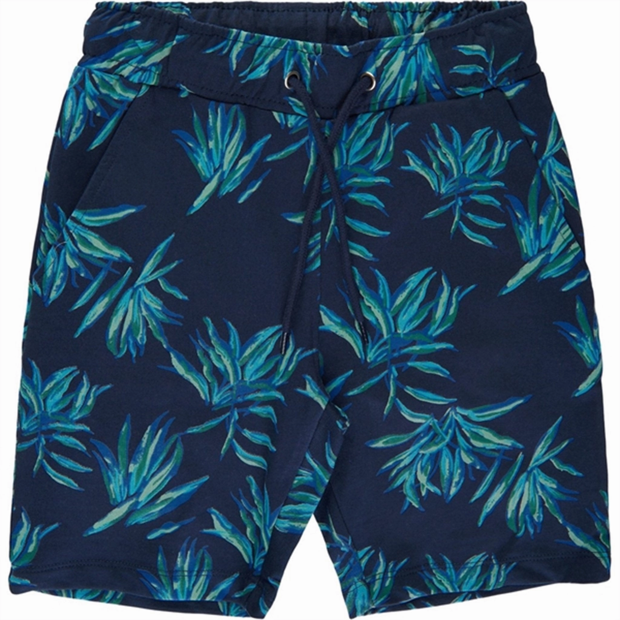 Quick Access Zip Pockets THE NEW Navy Blazer Leaf AOP Genuine Shorts