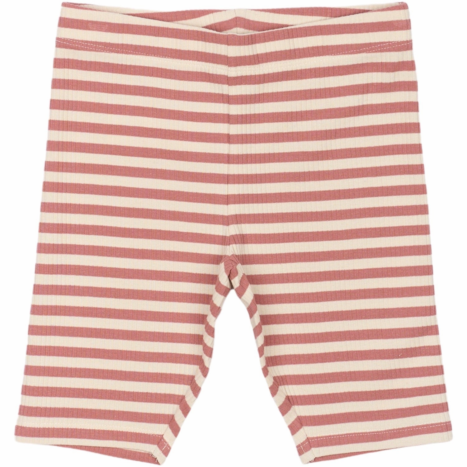 Simple Appeal The New Old Rose Striped Moore Tight Rib Shorts