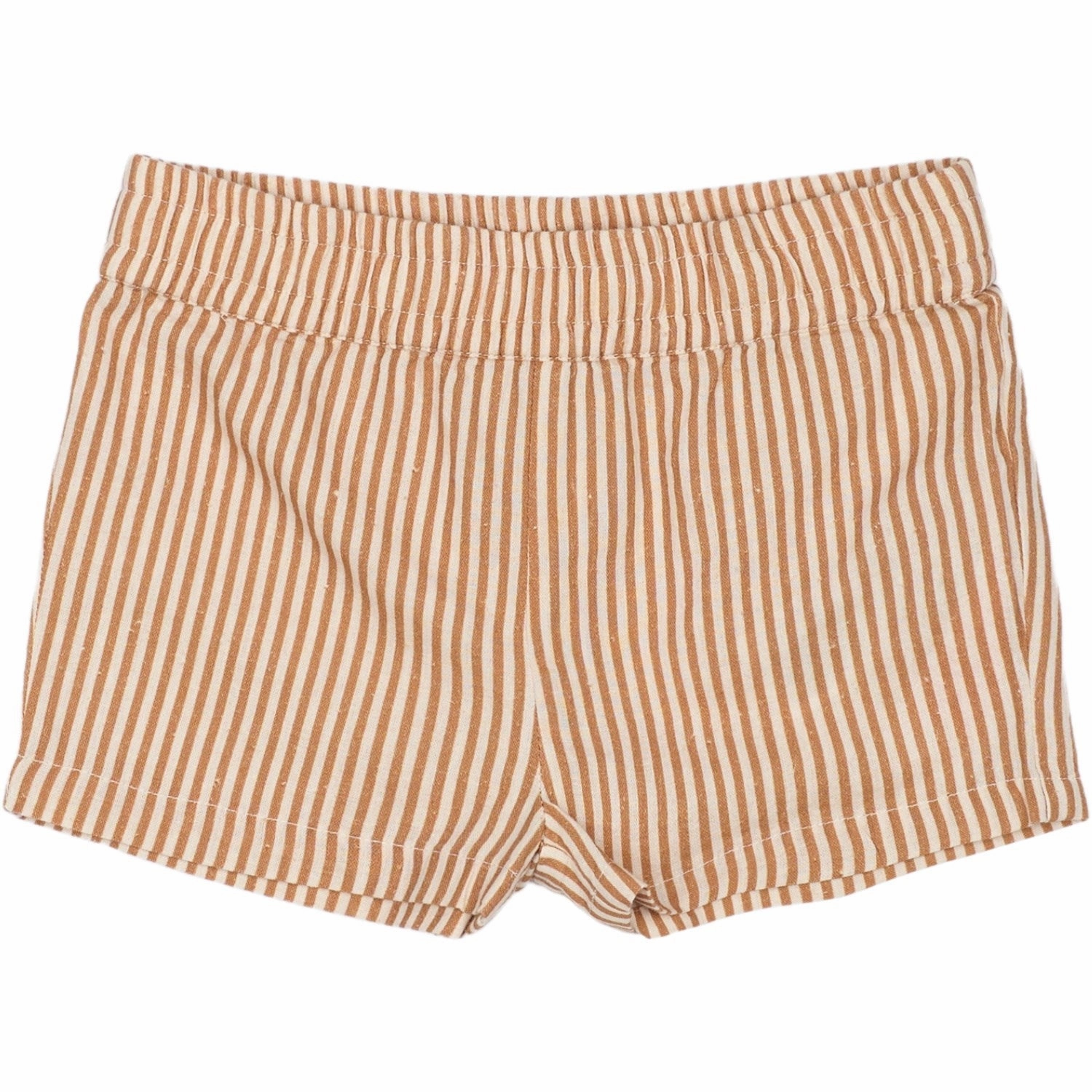 THE NEW Siblings Indian Tan Striped Opal Shorts Multi Pocket System Smooth Texture