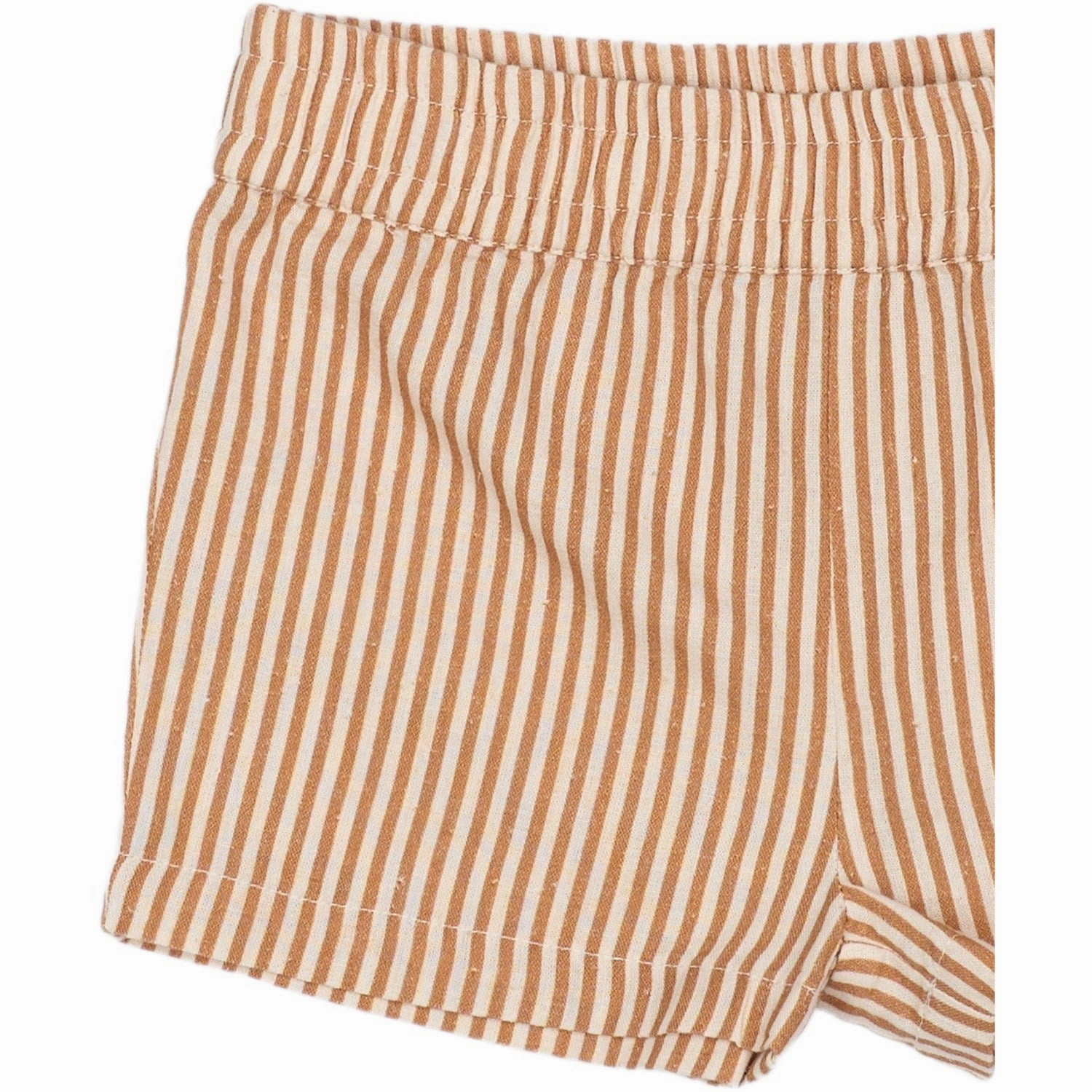 Sports Wear Athletic Vibe THE NEW Siblings Indian Tan Striped Opal Shorts