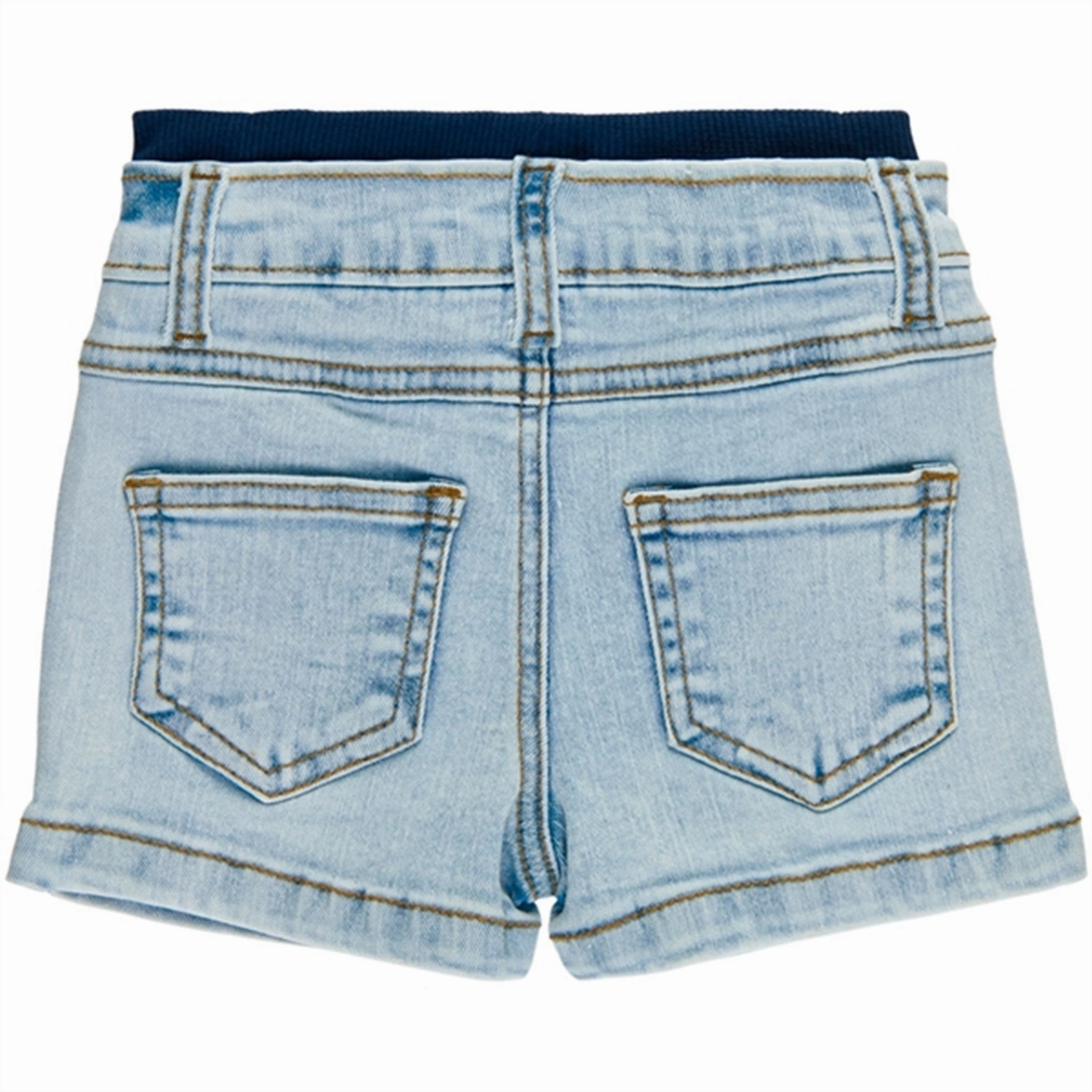 THE NEW Siblings Light Blue Wash Garen Denim Shorts Weekend Casual boots