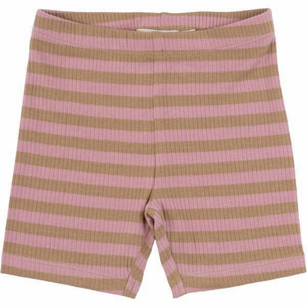 THE NEW Siblings Pink Nectar Fro Uni Tight Rib Shorts two piece outfit