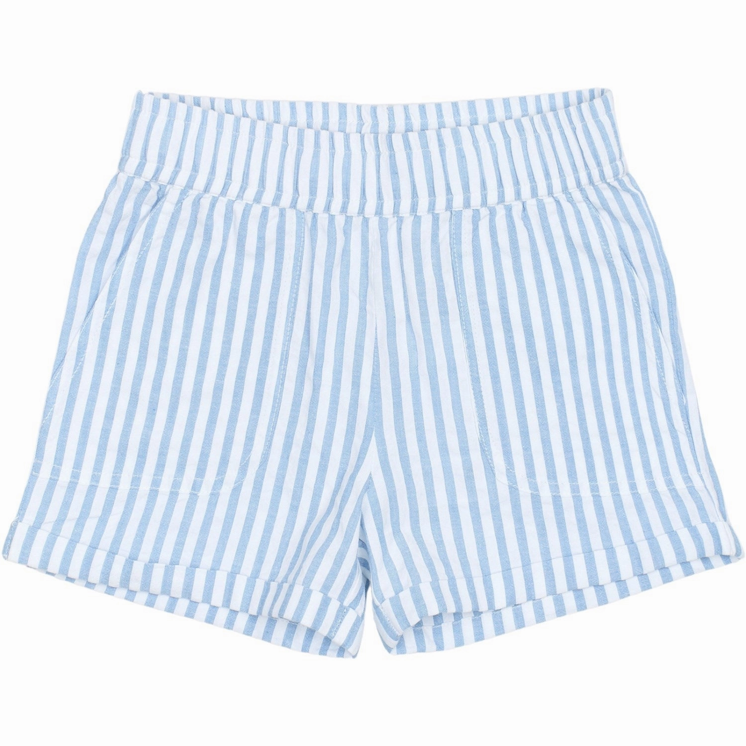 Coastal Style THE NEW Siblings X Luksusbaby Blue Fog Striped Ojo Shorts