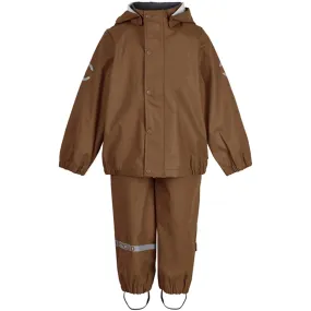 Mikk-Line Rainwear Jacket And Pants Rubber Unisex Outdoor Layer Secure Layering