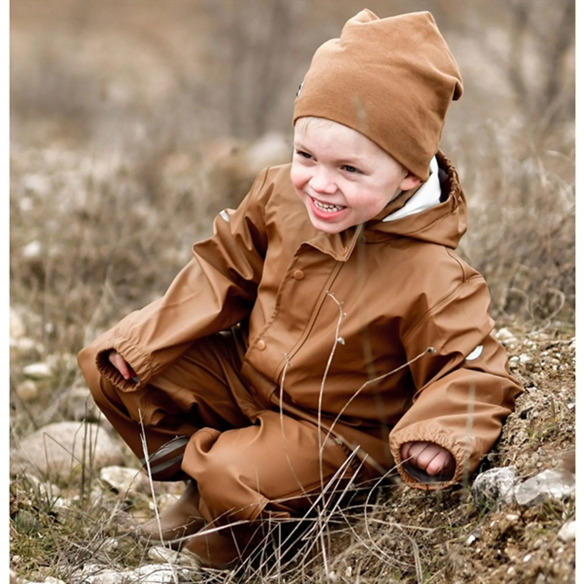 Mikk-Line Rainwear Jacket And Pants Rubber Seasonal Hike Shell Design