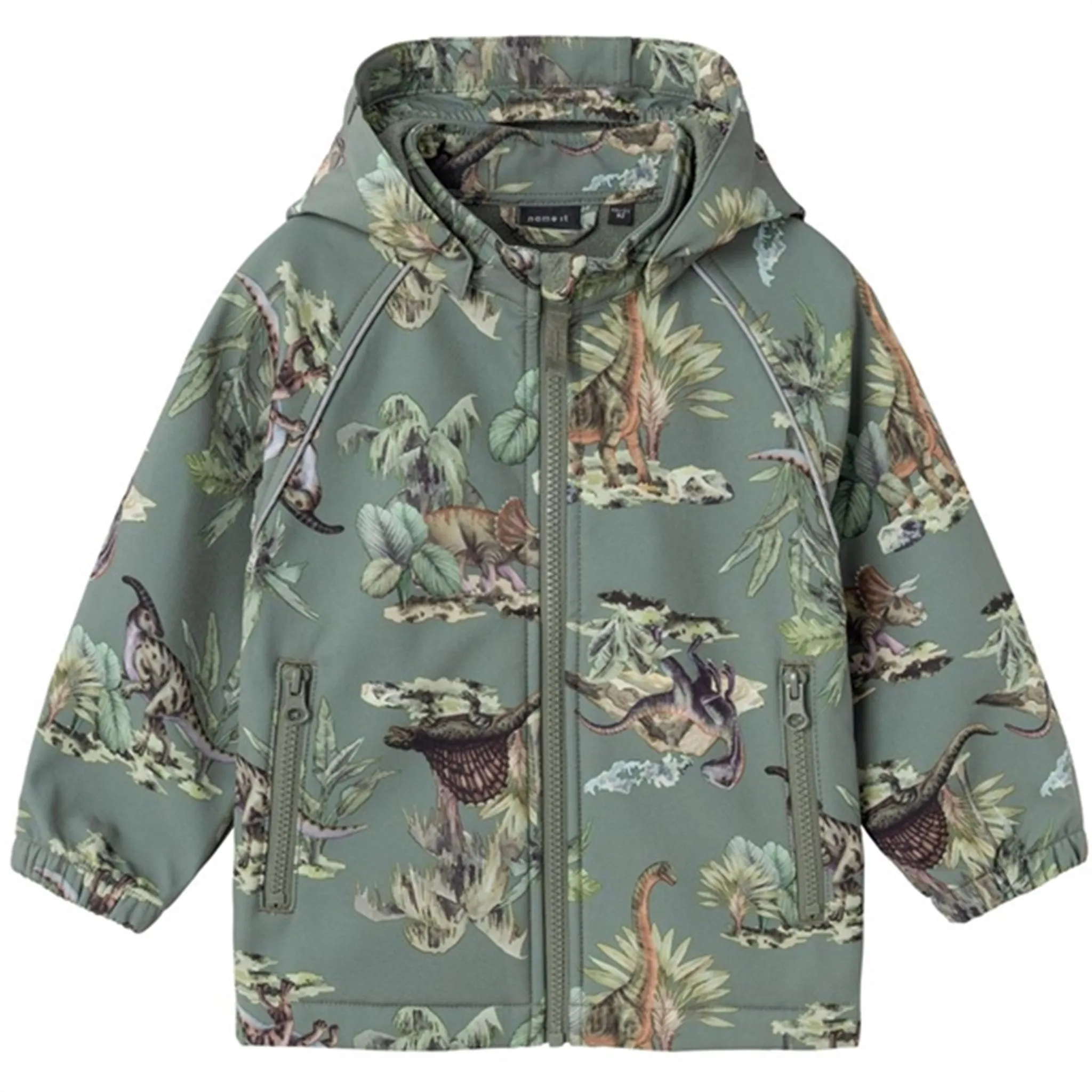 Appreciate Name it Agave Green Alfa08 Softshell Jacket Dino