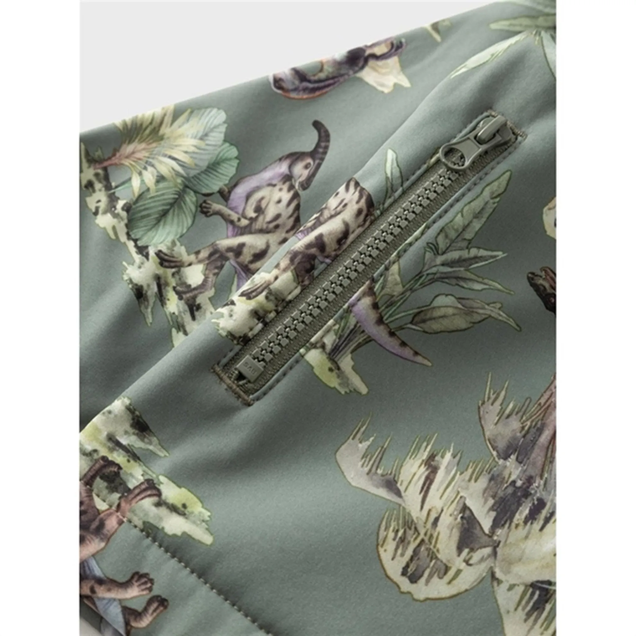 Name it Agave Green Alfa08 Softshell Jacket Dino Lightweight Waterproof