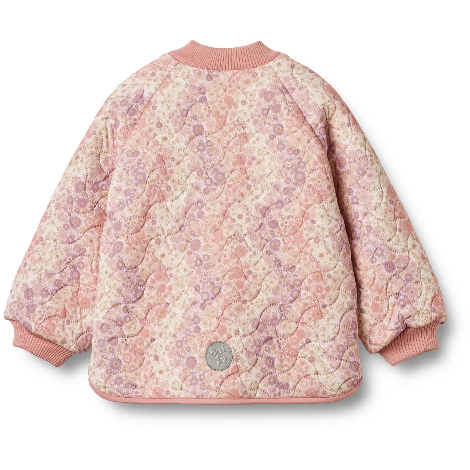 Quick-Dry Wheat Lilac Flower Rainbow Reversible Thermo Jacket Lake