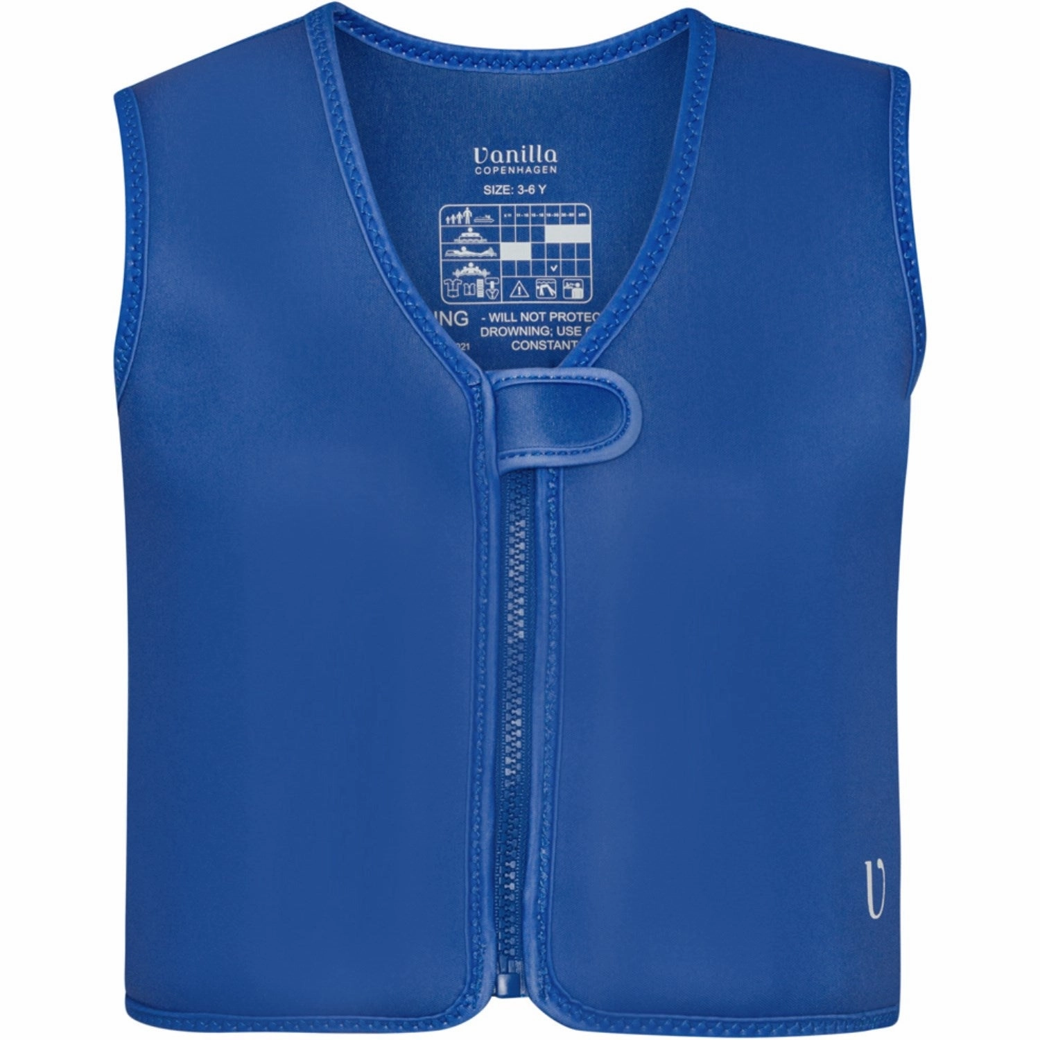 Antibacterial Treatment Vanilla COPENHAGEN Azure Blue Swim Vest Neo