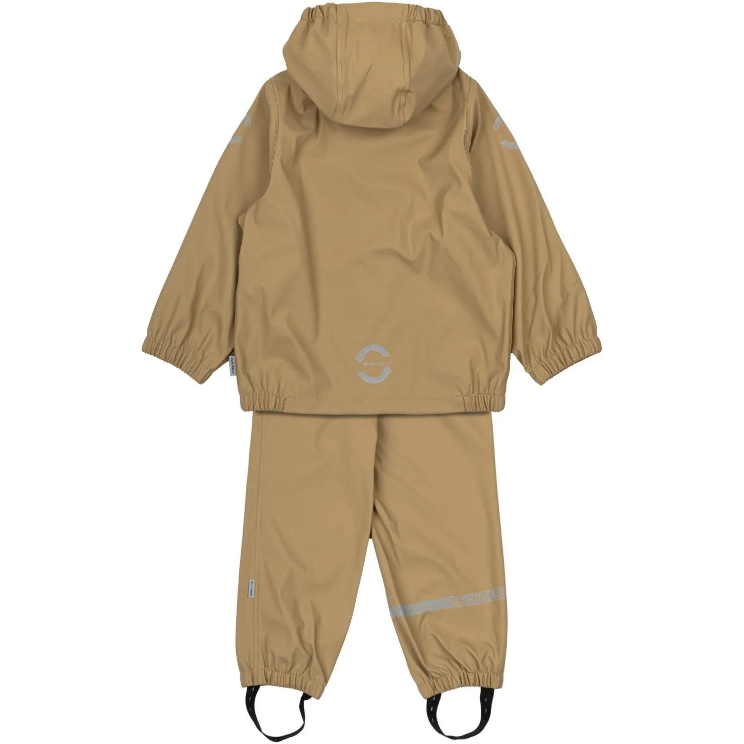 Moisture Proof Shell Adjustable Hood Fit Mikk-Line Kelp Suspenders PU Rain Recycled