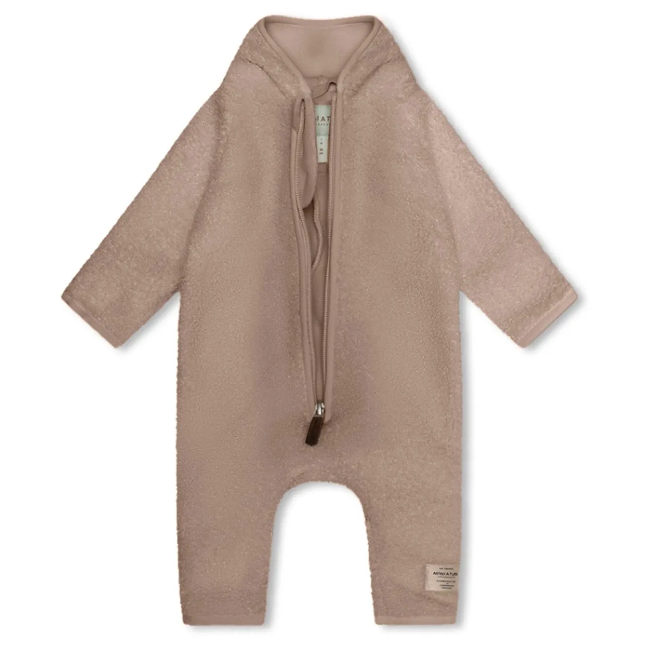 Mini A ture Grey Brown Adel Teddy Fleece Full suit Essential Fit Winter Mood