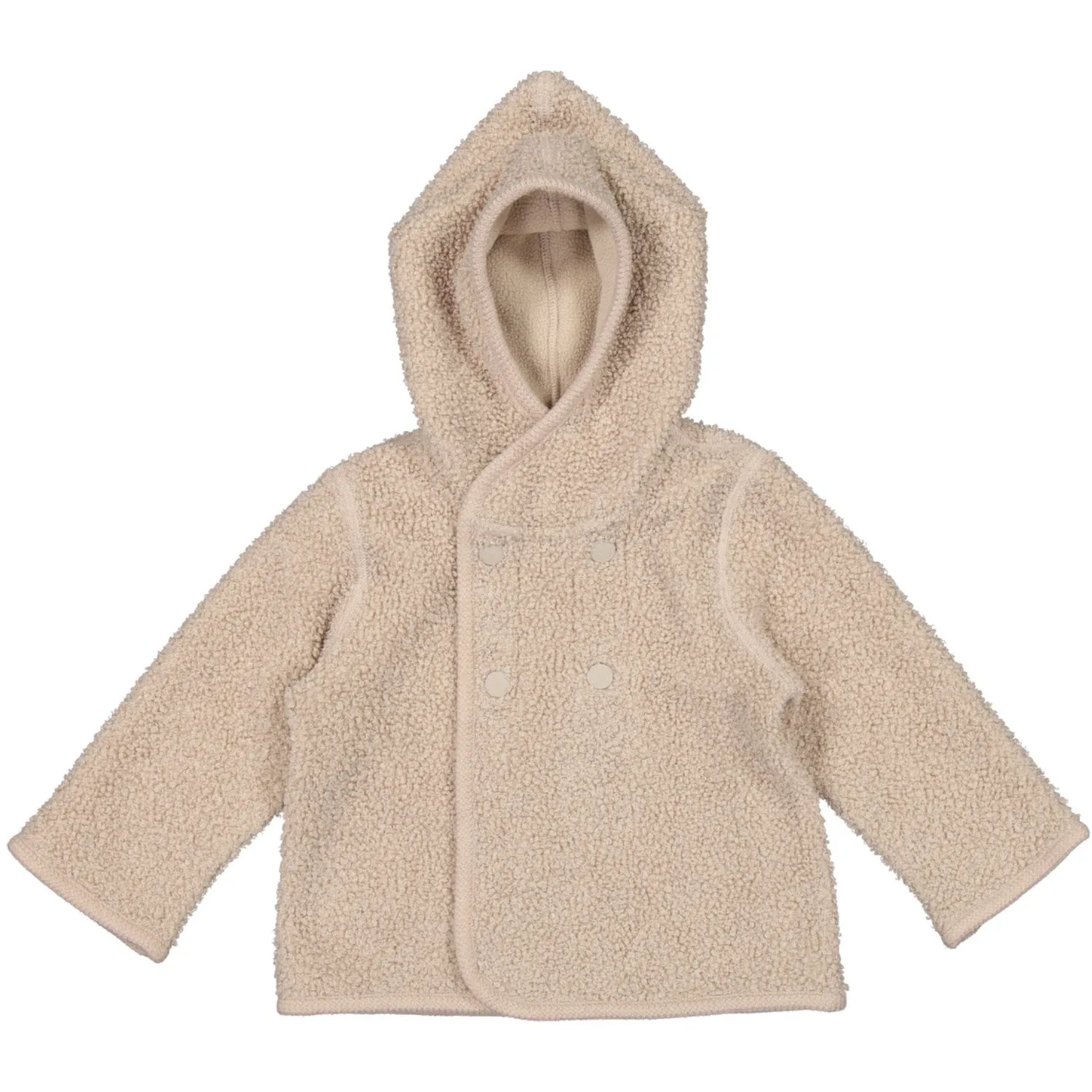 Cozy Shell MarMar Bonded Teddy Oyster Grey Jojoa Jacket