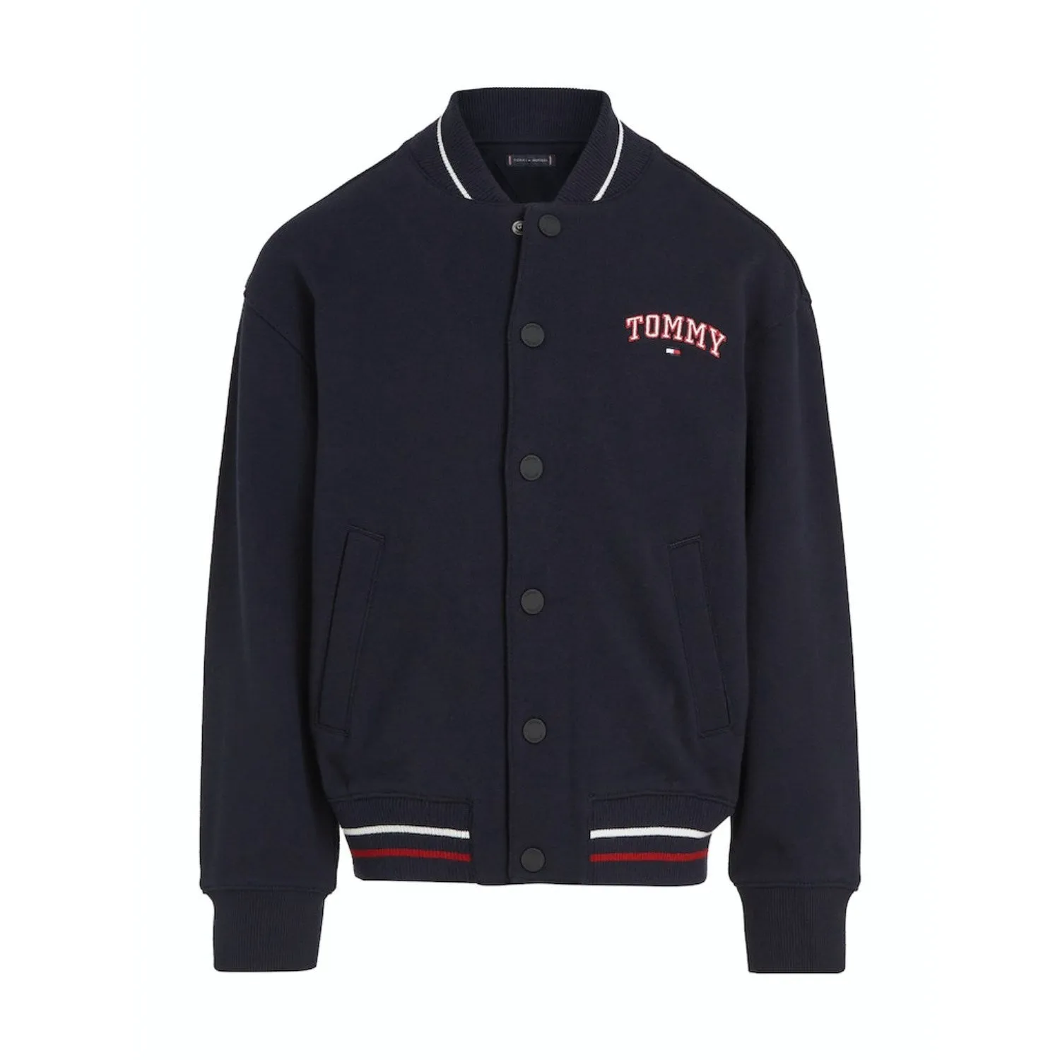 Heavy Duty Hardware Tommy Hilfiger Desert Sky U Varsity Embroidery Bomber Jacket