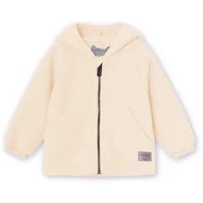 Mini A ture Angora Cream Liff Teddyfleece Jacket. GRS Recycled Polyester Travel Ready Gear