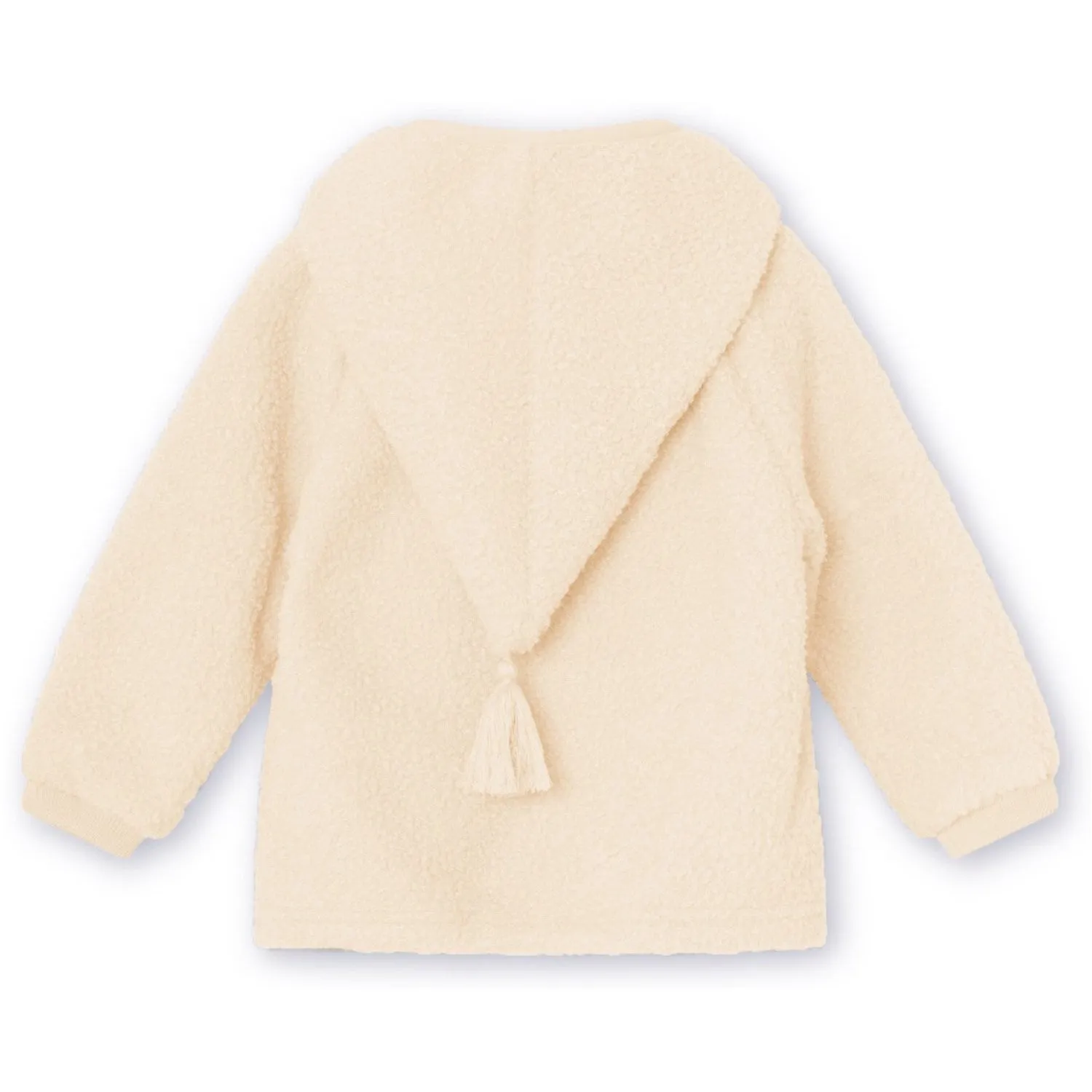 Drop Tail Hem Raglan Sleeve Mini A ture Angora Cream Liff Teddyfleece Jacket. GRS