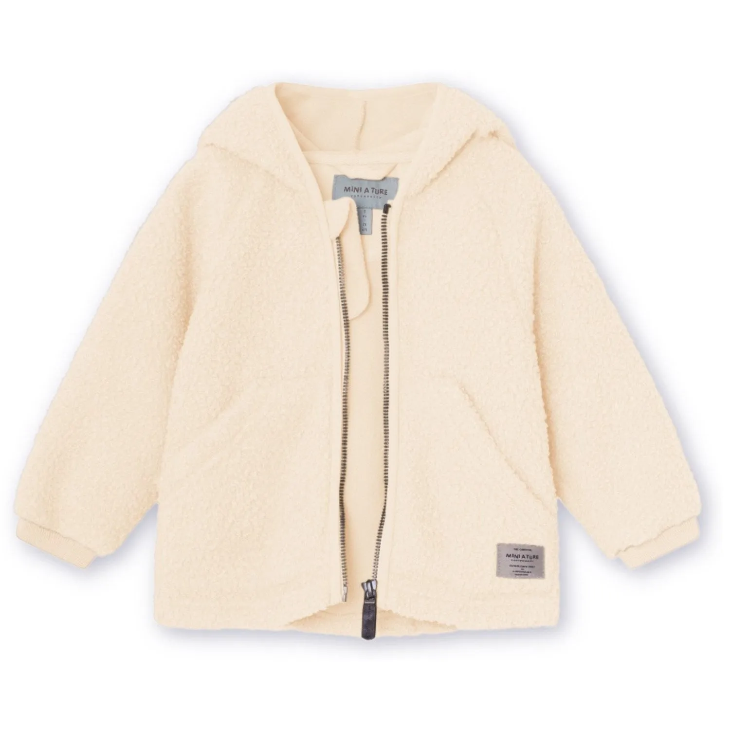 Mini A ture Angora Cream Liff Teddyfleece Jacket. GRS Sporty Design