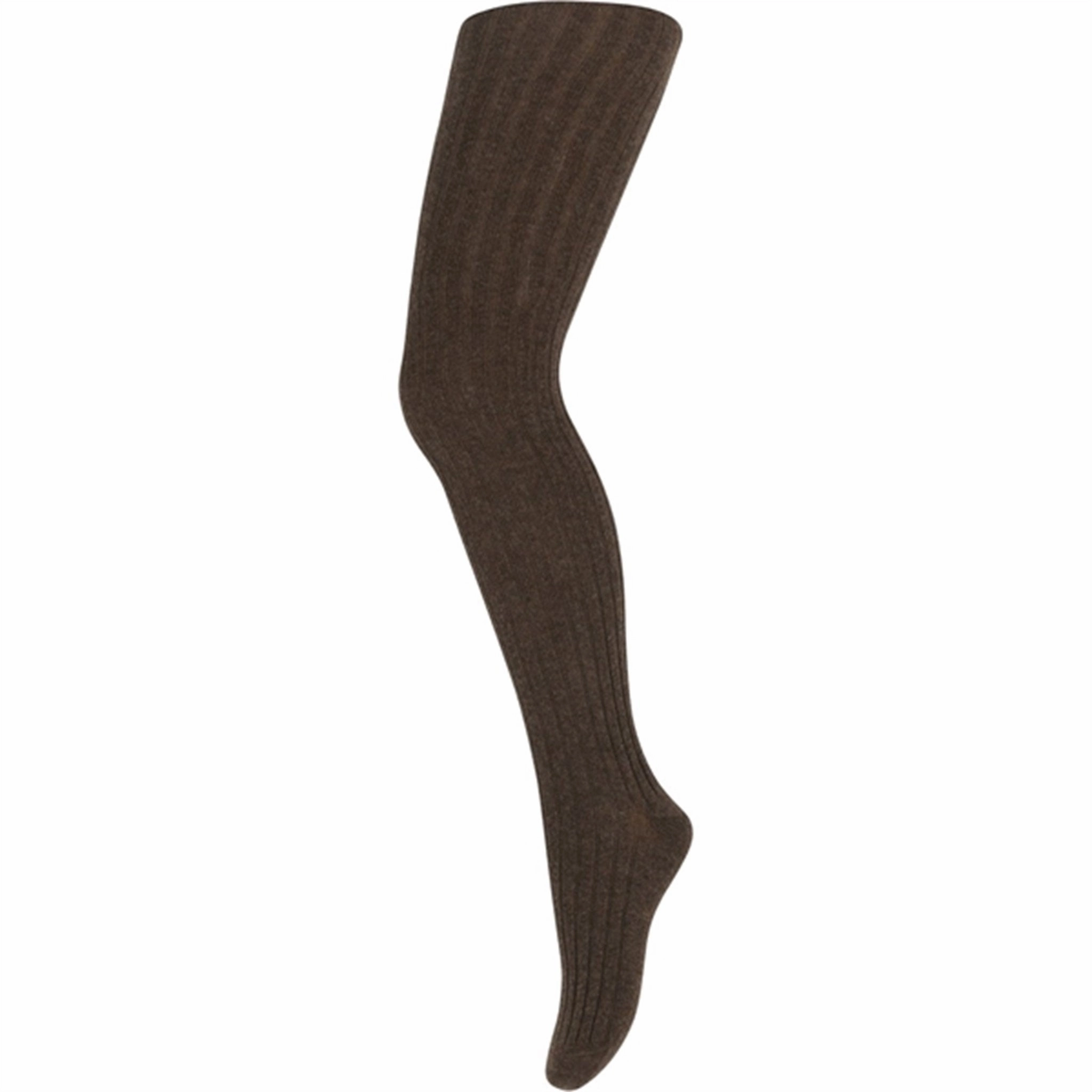 MP 130 Cotton Rib Tights Brown Melange Evening Wear Pre-distressed